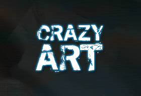 crazy art logo