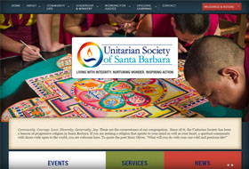 unitarian society website portfolio