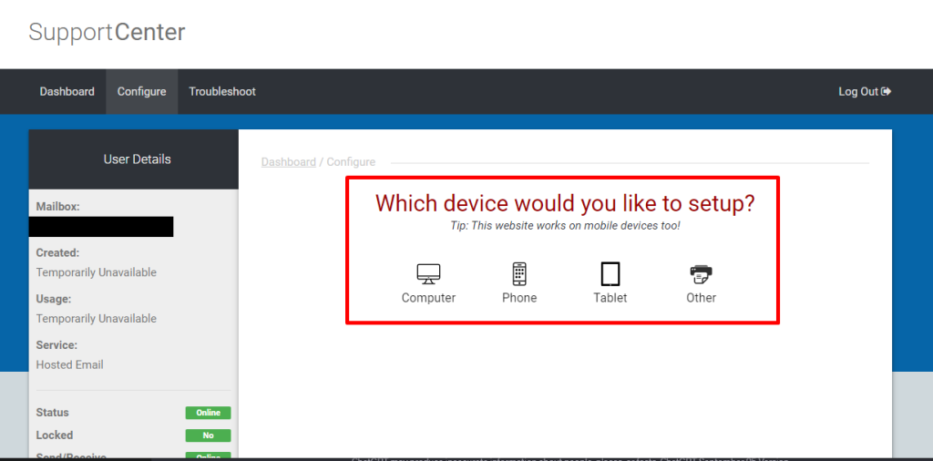 Setting up email with Rackspace help New Directions In Computing