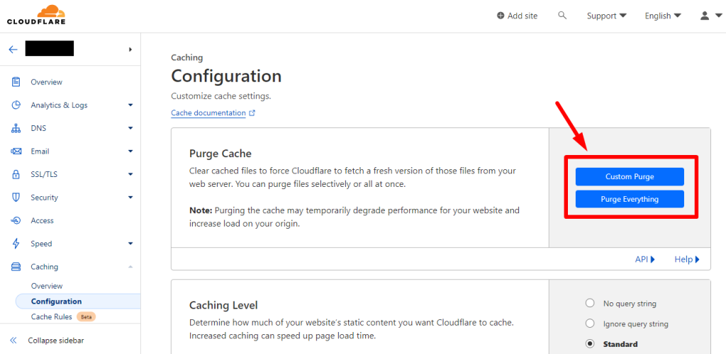 How to - Clear Cache in Cloudflare - New Directions In Computing