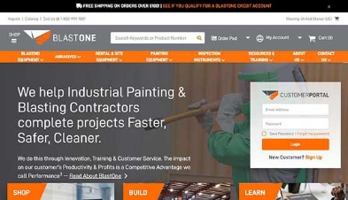 The BlastOne logo